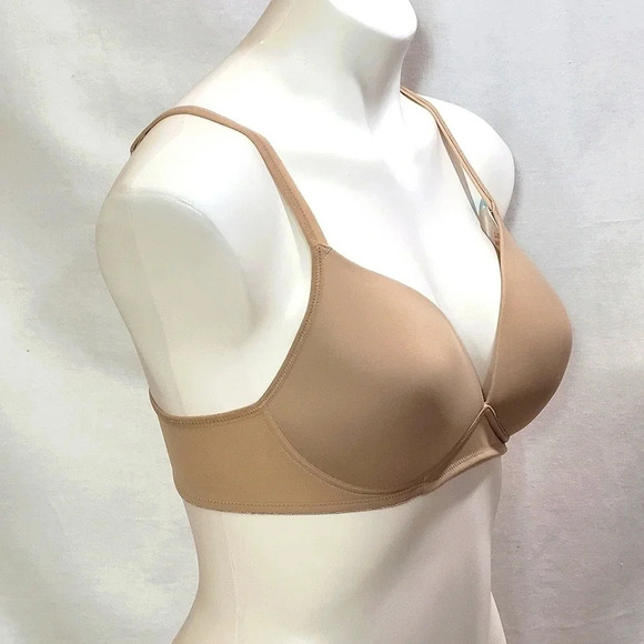 34C Simply Perfect TA4003 4003 Warner's Wire-Free with Lift Bra Nude NWT New wit - Picture 3 of 6